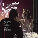 cd - Various - Sentimental Journey: Pop Vocal Classics Vo..., Zo goed als nieuw, Verzenden