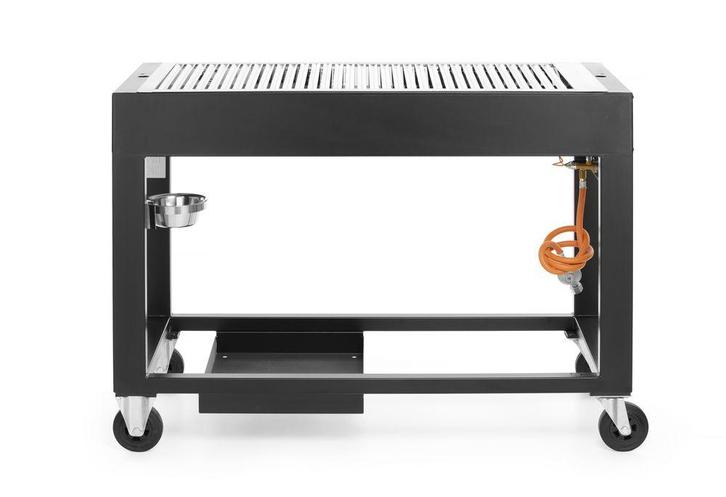 Gasbarbecue Tampa, Hendi, Zwart, 10kw, 1260x580x(h)900mm, Zakelijke goederen, Horeca | Keukenapparatuur, Nieuw in verpakking, Ophalen of Verzenden