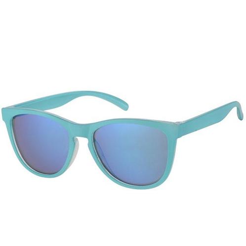Kinderzonnebril lichtblauw met blauwe revo glazen 5-8jr - 10, Sieraden, Tassen en Uiterlijk, Zonnebrillen en Brillen | Dames, Nieuw