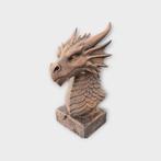 Bust of a Dragon statue - home decor fantasy lover gift him, Verzenden, Nieuw