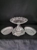 Tafelservies (4) - Glas, mangaan, Antiek en Kunst, Antiek | Glas en Kristal