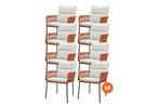 Set van 8 - Teresa dining tuinstoel Rope - Terra, Verzenden, Nieuw, Overige materialen