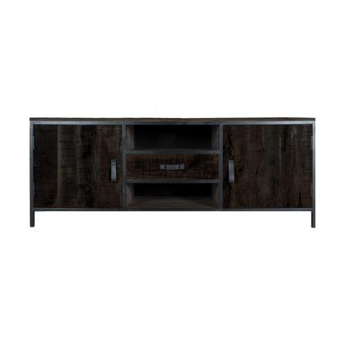 TV Dressoir Luuk Zwart Mangohout 120 cm, Huis en Inrichting, Kasten | Overige, Nieuw, Verzenden
