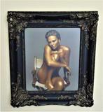 Charlize Theron - (69x59cm) - Impresión lámina PVC, Madera, Antiek en Kunst