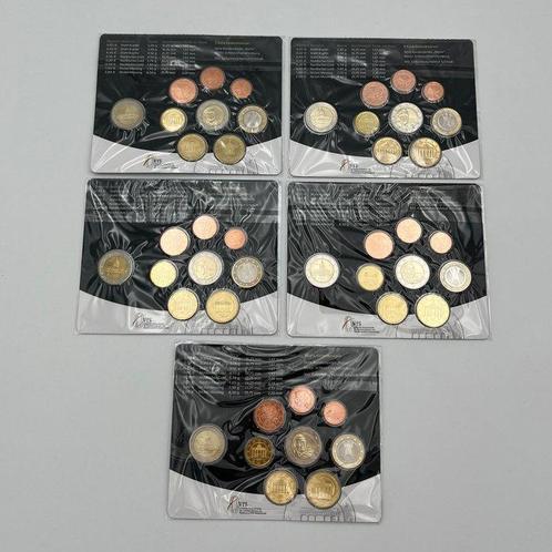Duitsland. Year Set (BU) 2018 A,D,F,G,J (5 sets) (Zonder, Postzegels en Munten, Munten | Europa | Euromunten