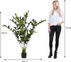 Mica Decorations Vissenstaart Palm Kunstplant in Pot - H150, Verzenden, Nieuw