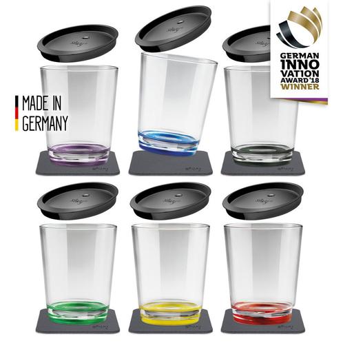 Silwy Tritan Glazen 0.25L Multicolour 6st., Caravans en Kamperen, Kampeeraccessoires, Nieuw