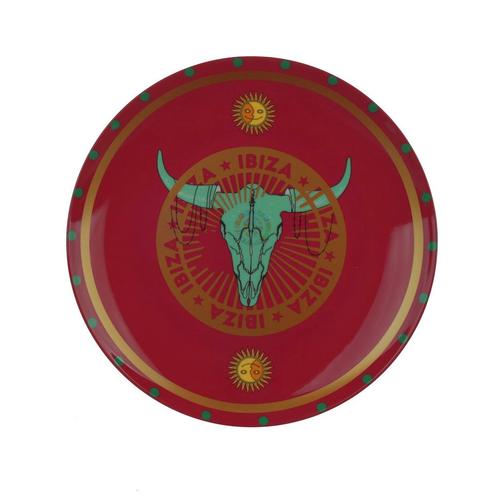 Dinerbord - Roze - 28 cm - Rond - Porselein - Design by, Huis en Inrichting, Keuken | Servies, Nieuw, Verzenden
