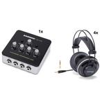Samson SR990 vierdelige set + QH4 hoofdtelefoon versterker, Audio, Tv en Foto, Koptelefoons, Verzenden, Nieuw