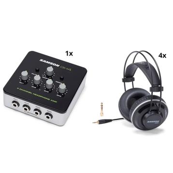 Samson SR990 vierdelige set + QH4 hoofdtelefoon versterker beschikbaar voor biedingen