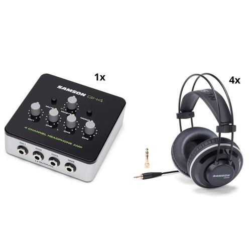 Samson SR990 vierdelige set + QH4 hoofdtelefoon versterker, Audio, Tv en Foto, Koptelefoons, Verzenden