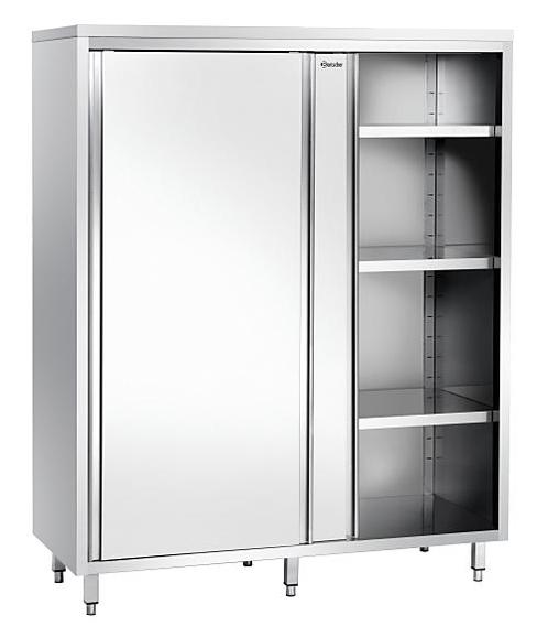 Servieskast RVS 2 schuifdeuren | 3 tussenschappen, Zakelijke goederen, Horeca | Keukenapparatuur, Nieuw in verpakking, Verzenden
