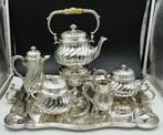 Christofle - Samovar (6) - Verzilverd - Volledige thee- en