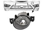 MISTLAMP VOOR NISSAN NAVARA D23 2014- 261551HA0A, Auto-onderdelen, Ophalen of Verzenden, Nieuw