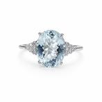 Zonder minimumprijs - Ring - 18 karaat Witgoud - 6.15ct. tw., Nieuw