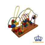 2 Kralenspiralen | 9 Houten Puzzels | Houten Speelgoed, Verzenden, Zo goed als nieuw, Overige typen