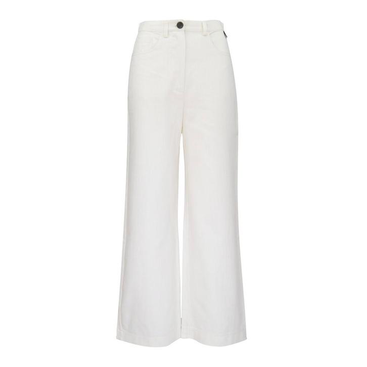 Dame Blanche • wijde broek in ecru • 34, Kleding | Dames, Broeken en Pantalons, Nieuw, Maat 34 (XS) of kleiner, Verzenden