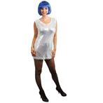 Glitterjurkje Pailletten Zilver, Kleding | Dames, Ophalen of Verzenden, Nieuw