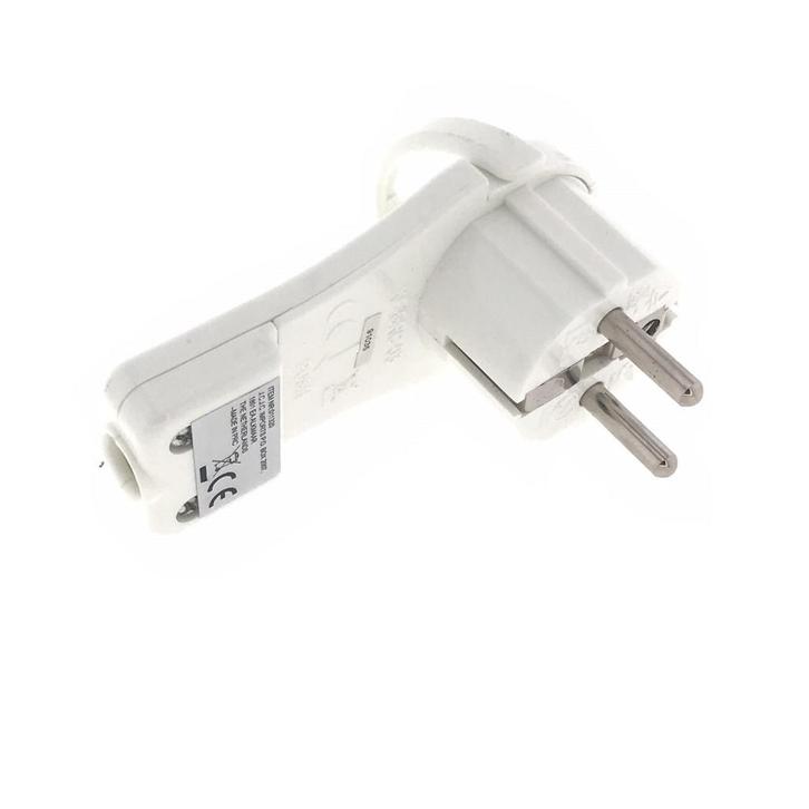 Benson Extra platte haakse stekker - ruimtebesparend - 8..., Doe-het-zelf en Verbouw, Elektra en Kabels, Nieuw, Ophalen of Verzenden