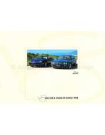 1998 JAGUAR XJ V8 & DAIMLER MODELLEN BROCHURE ENGELS, Nieuw, Author