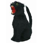 Zwarte horror decoratie kat/poes 28 cm - Halloween horror .., Hobby en Vrije tijd, Nieuw, Verzenden