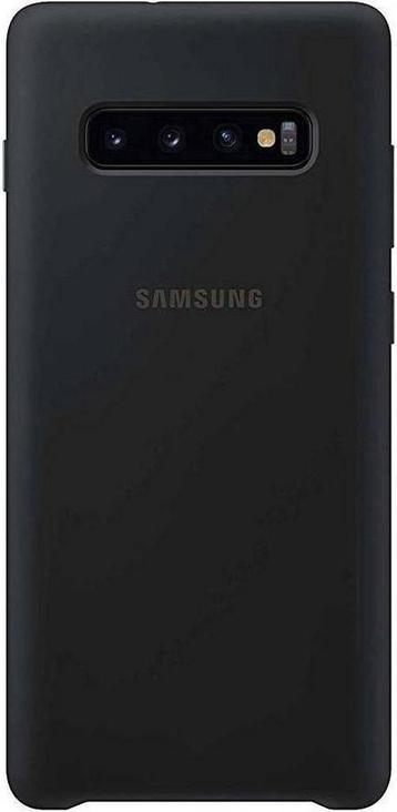 Samsung Galaxy S10 Plus Silicone Cover - Zwart (Nieuw) beschikbaar voor biedingen