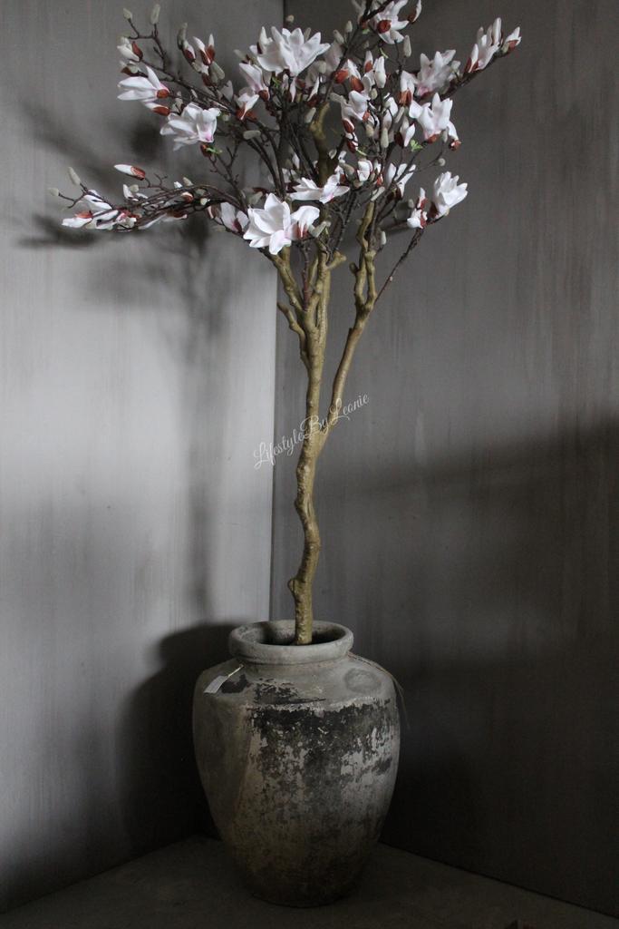 Namaak Magnolia boom 210 cm, Huis en Inrichting, Woonaccessoires | Kunstplanten en Kunstbloemen, Nieuw, Ophalen of Verzenden