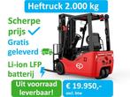 Elektrische heftruck | vingertipbediening | 2000 kg | 3-wiel, Heftruck, 1000 tot 2000 kg, Elektrisch, Verzenden
