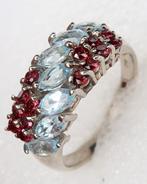 Zilver, Harmonie Ring Alchemie: de Vuur van de Granaten & de