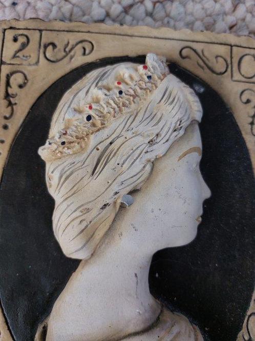 Decoratief ornament - Nederland - camee silhouet, Antiek en Kunst, Curiosa en Brocante