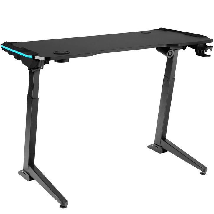 Bureau Hemingway in hoogte verstelbaar 130x 67,2x 72-121cm -, Huis en Inrichting, Bureaus, Verzenden