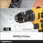 Powerplus POWX00435 Accuboormachine - Schroefboormachine -, Verzenden, Nieuw