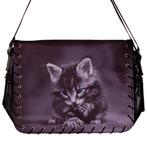 Schoudertas Poes NIEUW, Sieraden, Tassen en Uiterlijk, Tassen | Schoudertassen, Ophalen of Verzenden, Nieuw, Zwart