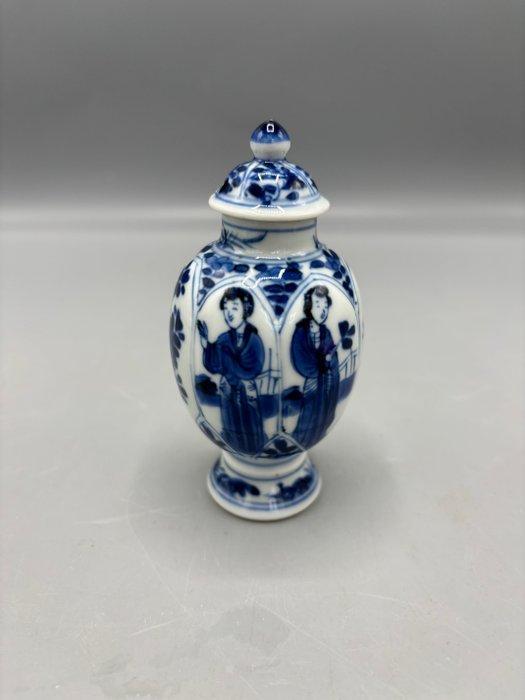 Vaas - Porselein - China - Kangxi (1662-1722) (Zonder, Antiek en Kunst, Antiek | Overige Antiek