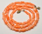 Koraal - koraal - Halsketting - Pink Coral, Verzamelen, Mineralen en Fossielen