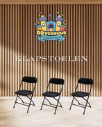 Klapstoelen huren – €1,35 p/dag, per stuk, Zo goed als nieuw
