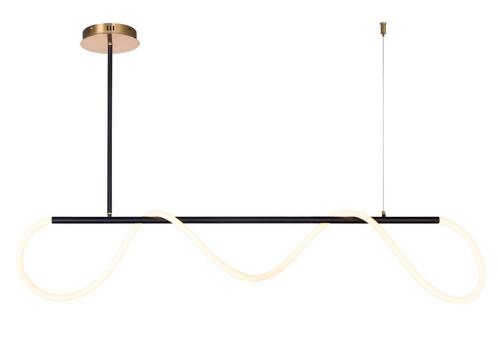 LED Plafondlamp 36W Zwart Langwerpig 2880lm, Huis en Inrichting, Lampen | Hanglampen, 75 cm of meer, Nieuw, Metaal, Ophalen of Verzenden