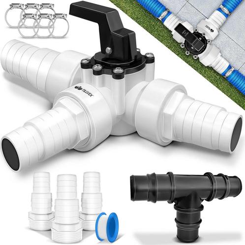 Tillvex 12-delige Bypass set - Zwembadadapter - 32-38mm - Wi, Tuin en Terras, Tuinmeubel-accessoires, Nieuw, Verzenden