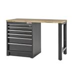 Heavy Duty werkbank met hardhouten werkblad en laden blok, Doe-het-zelf en Verbouw, Werkbanken, Ophalen of Verzenden, Nieuw
