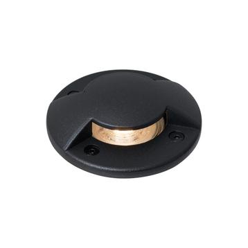 Moderne grondspot zwart GU10 50mm 2-lichts effect IP65/IP67 beschikbaar voor biedingen