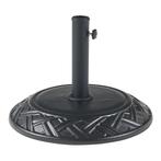 Parasolvoet Bisegna parasolhouder beton rond Ø50x7 cm zwart, Verzenden, Nieuw