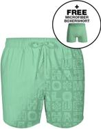 Muchachomalo  Zwembroek Turquoise maat XL Heren, Muchachomalo, Verzenden, Groen, Maat 56/58 (XL)