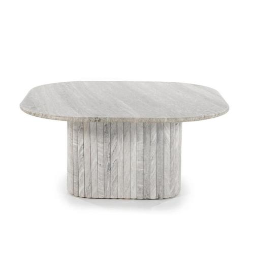 *WOONWINKEL* By-Boo Dorique Salontafel Marmer Latjes, Huis en Inrichting, Tafels | Salontafels, Nieuw, Verzenden
