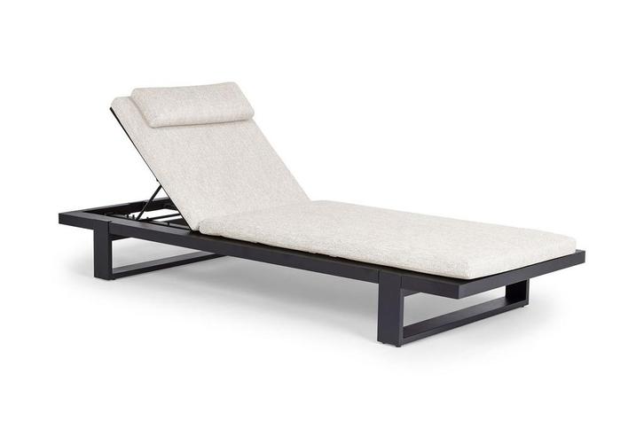 Suns Nardo aluminium lounger natural |, Tuin en Terras, Tuinsets en Loungesets, Ophalen of Verzenden