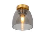 Gouden plafonniere Tyler, glas, Huis en Inrichting, Lampen | Plafondlampen, Ophalen of Verzenden, Nieuw, Glas, Retro