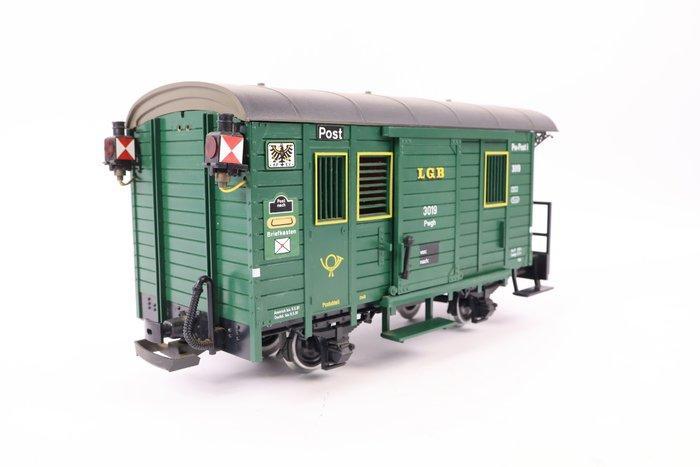 LGB G - 3019 - Modeltrein goederenwagon (1) - Postwagon met, Hobby en Vrije tijd, Modeltreinen | Overige schalen