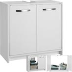 tectake® Wastafelonderkast met 2 deuren - Robuuste handgrepe, Verzenden, Zo goed als nieuw