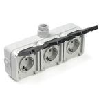 Stopcontact voor buiten | PEHA | M20 (Randaarde, Grijs), Verzenden, Nieuw