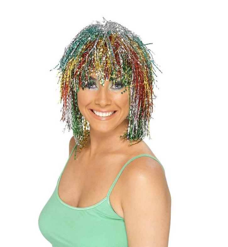 Pruik twinkle kleurig, Kleding | Heren, Carnavalskleding en Feestkleding, Verzenden