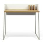 *WOONWINKEL* TemaHome Volga Compact Bureau Wit Met Eiken, Verzenden, Nieuw